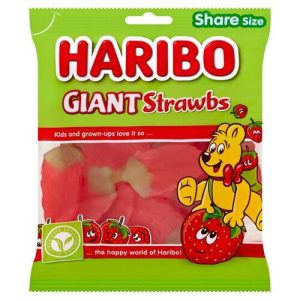 Haribo Giant Strawbs (140g)