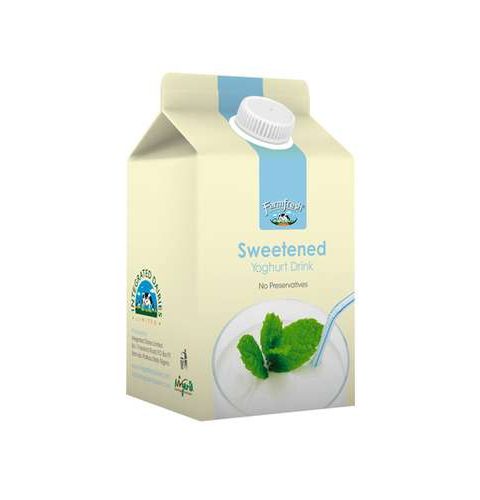 Farmfresh Drinking Yoghurt Plain Sweetened (500Ml)