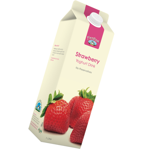 Farmfresh Yoghurt Strawberry (1 Litre)