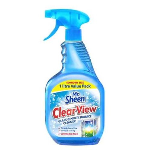 Mr. Sheen Clear View Glass And Multi-Surface Cleaner Lemon (1Ltr)