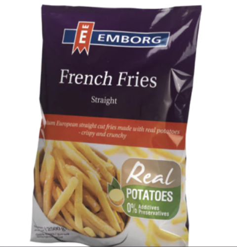 Emborg French Fries Straight Cut (2.5Kg)