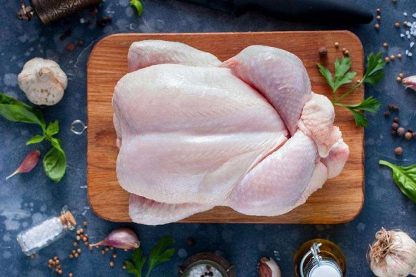 frozen chicken