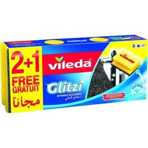 Vileda Glitzi Plus Scourer 2S Pack