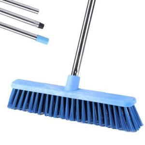 Stiff Bristle Long Handle Large Shower Floor Cleaning Scrubber Brush Broom