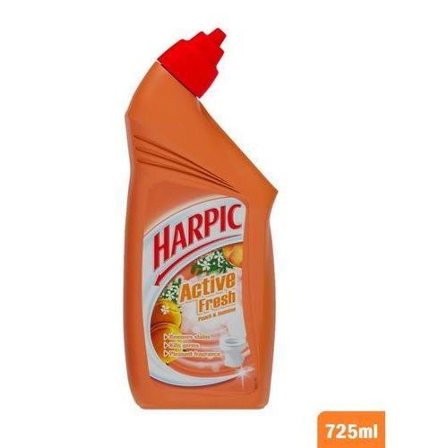 Harpic Peach & Jasmine Toilet Bowl Cleaner Disinfectant Liquid (725ml)
