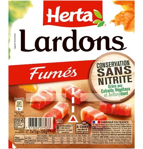 Herta Lardons Fumes (150G)