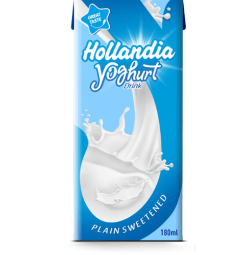 Hollandia Plain Sweetened Yoghurt (180 Ml)