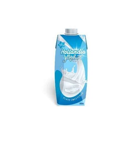 Hollandia Yoghurt Plain Sweetened (500 Ml)