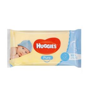 Huggies Pure Baby Wipes (56wipes )
