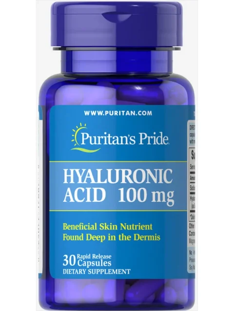 Hyaluronic Acid (Puritans Pride) | 100mg (30 Capsules) from HTSPLUS Mart