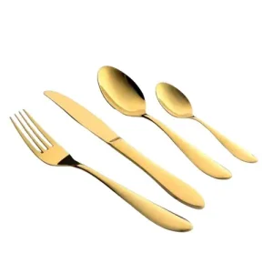 Ayd Golden Stainless Cutlery Set 5S (per set)