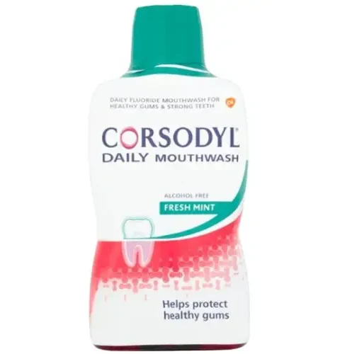 Corsodyl Daily Mouth Wash Alcohol Free Fresh Mint (500ml)