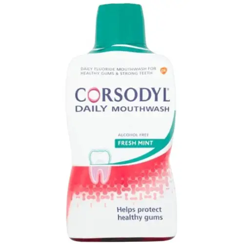 Corsodyl Daily Mouth Wash Alcohol Free Fresh Mint (500ml)