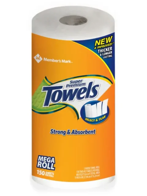 Member's Mark Super Premium Paper Towel | 150 (Select & Tear Sheets)