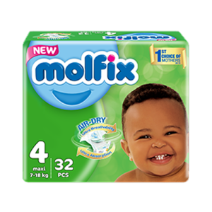 Molfix Air Dry Baby Diaper 4 Maxi