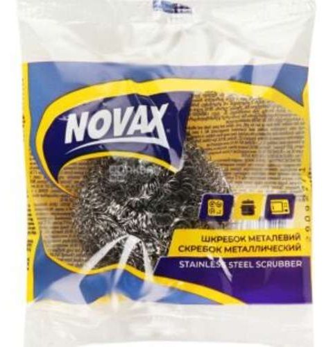 Novax Stainles Steel Scourer (1Pc)