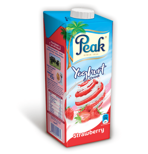 Peak Yoghurt Drink Strawberry Sweetened (1 Litre)