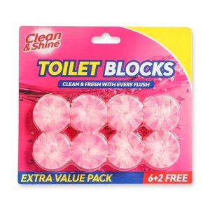 Ace Deep Pink Blocks Toilet Cleaner (6X50G)