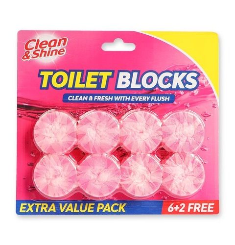 Ace Deep Pink Blocks Toilet Cleaner (6X50G)