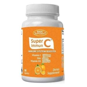 Super Immun C Vitamin C + Zinc + Vitamin D3 x100