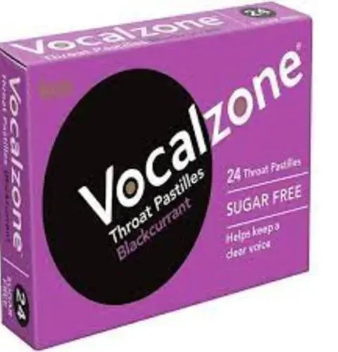 Vocalzone Throat Pastilles (Black Currant *24 Tabs)