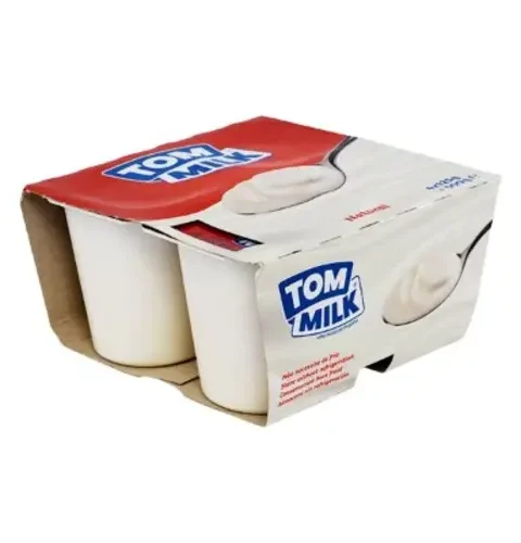 Tom Milk Natural Yoghurt x4 (125G)