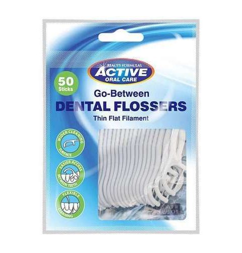 Beauty Formulas Active Dental Go-Between Flossers Pack 50'S