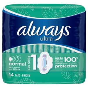 Always Ultra Normal Sanitary Towels (14pcs)