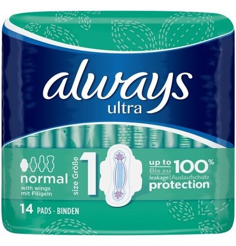 Always Ultra Normal Sanitary Towels (14pcs)