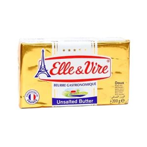 Elle & Vire Unsalted Butter (200g)
