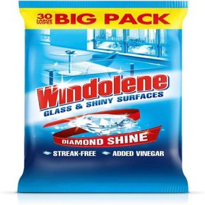Windolene Glass & Shiny Surfaces Wipes x30