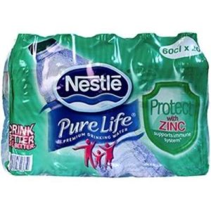 Nestle Pure Life Zinc Table Water (60cl x 20 )