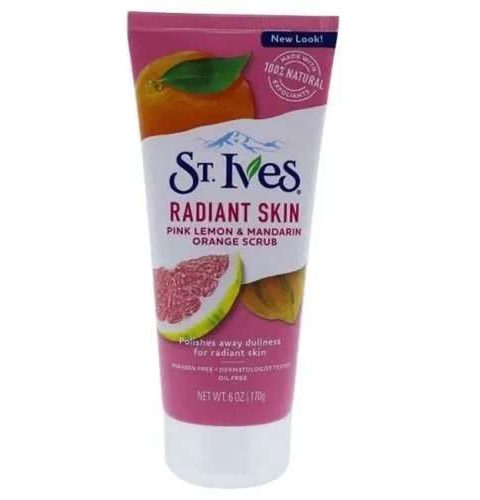 St. Ives Even and Bright Pink Lemon and Mandarin Orange Scrub (170g)